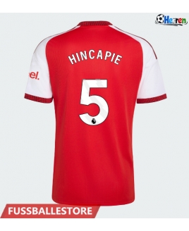 Günstige Arsenal Piero Hincapie #5 Heimtrikot 2026-27 Kurzarm
